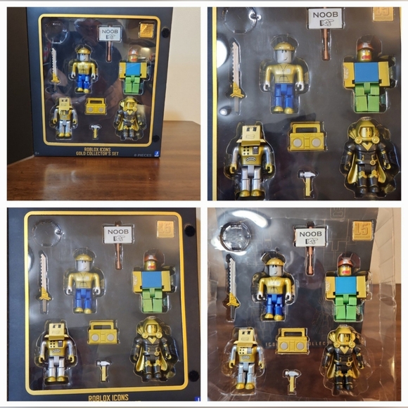 2021 Roblox Icons Gold Collectors Set 4 Figure Pack - Picture 10 of 10